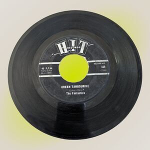 Vintage Some Velvet Morning Green Tambourine Vinyl 45RPM Hit Records #318 Groovy